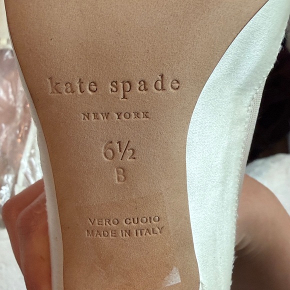 Kate Spade White Formal High Heel Shoes - Picture 2 of 5